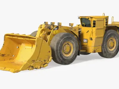 Mining Loader CAT R1600H Dirty 3D model
