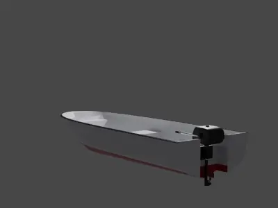 Motor Boat 3D model purchase