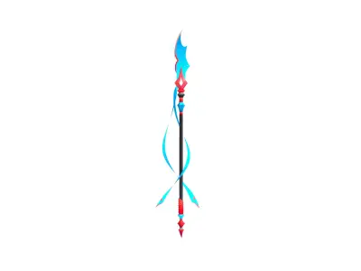 Sci-Fi Sword 3D Model 3D model
