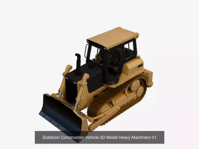 8 Construction Vehicles Collection Heavy Equipment Set 3D Model Pack