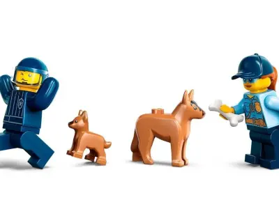 PixelBricks3D - LEGO Mobile Police Dog Training  3D print model