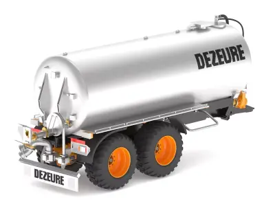 Dezeure Slurry Spreader Transline 4 Wheels 3D model