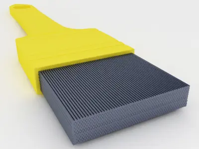 Paint brush 3d model 3D model