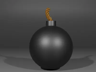 Bomb 3D model 3D model purchase
