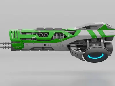 Sci-fi drone 3D model from CGTrader