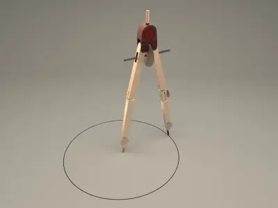 rotring compass 3D model