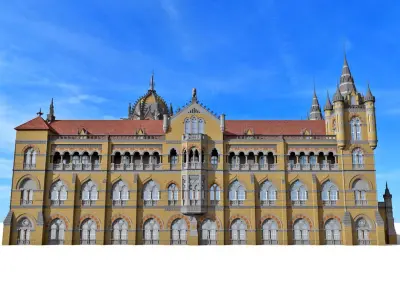 Railway Station Chhatrapati Shivaji Terminus 3D model