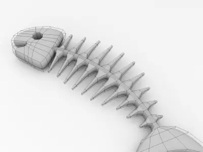Fish Bone 3D model buy