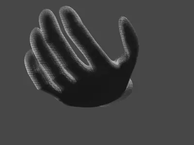 Scifi Electronic Glove  Low-poly 3D model