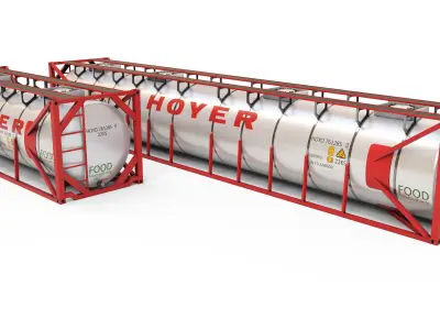 Tank Containers 3D model