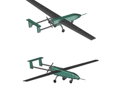 AEROSTAR UAV 3D print model