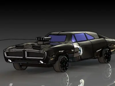 Dodge Charger Free 3D print model