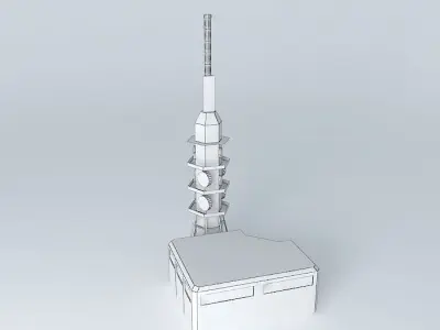 Transmitter Sitno Sitno broadcaster Free 3D model