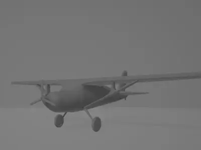 Plane biplane 3D print model