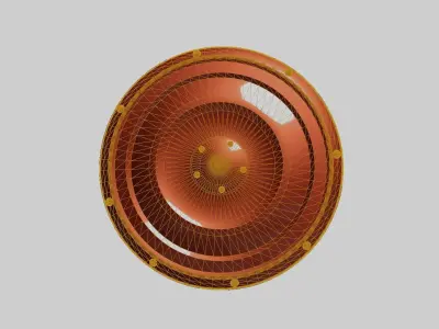 MEDIEVAL SHIELD Low-poly 3D model 15