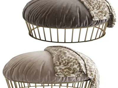 Pouf Movie 3D model