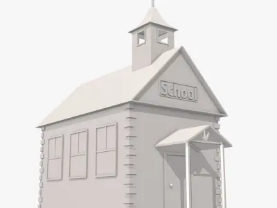 School House 3D model