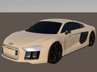 audi r8 Free 3D model