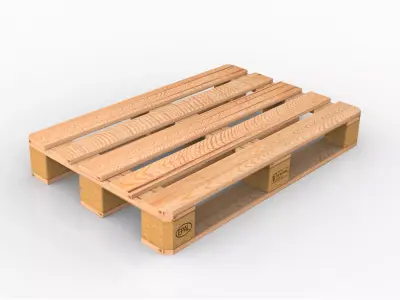 Europalet pallet palette wood pallet pallets bancale bancali  3D model