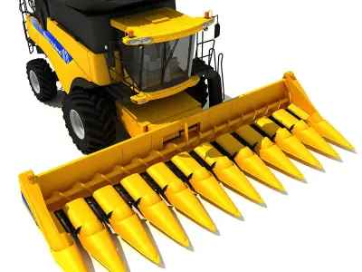 New Holland Harvester 3D model