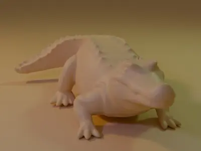 crocodile 3D model buy