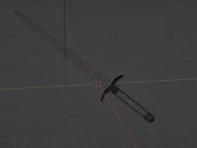 Sword Free low-poly 3D model 20
