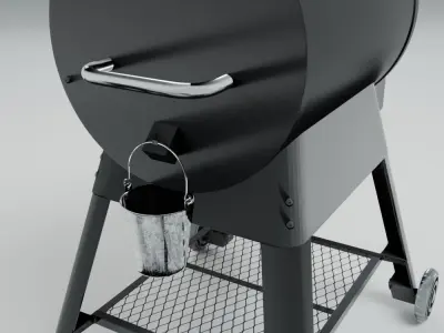 bbq grill 3D model purchase
