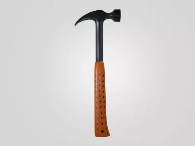 Construction Hammer Tool - Game Ready 3D Model Low-poly 3D model