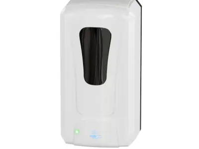 Automatic hand wash dispenser Low-poly 3D model