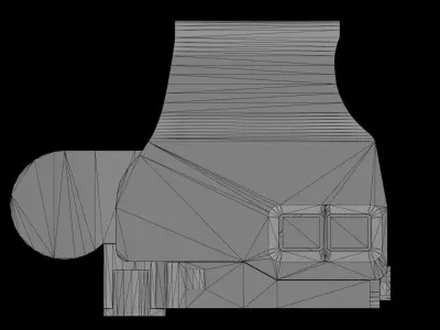 EOTech EXPS-2 Holographic Sight Low-poly 3D model