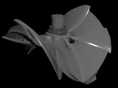 Z-Wavelet - Hollow Butterfly Prop - Concept Design 3D model