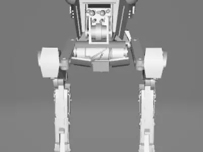 Star Wars ATST Walker - Low Poly Game - Battlefield - FBX MODEL Low-poly 3D model