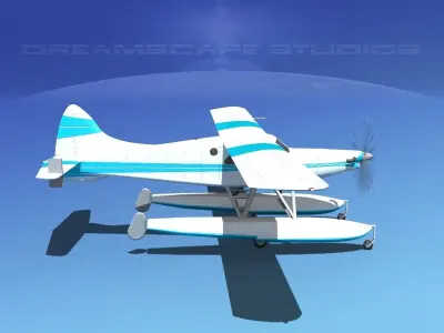 Dehavilland DHC-2 Turbo Beaver V01 3D model