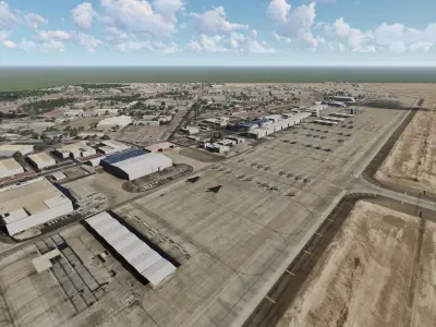 Nellis Air Force Base 3D model