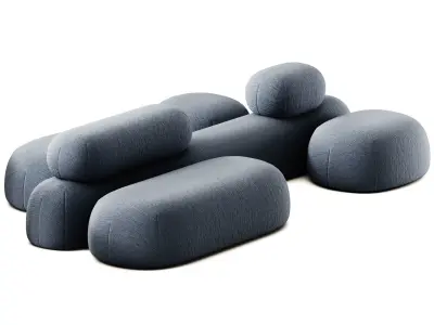 Adrenalina Nefelibata 7 Modular Sofa 3D model