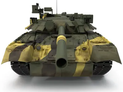 Soviet Main Battle Tank T 80 3D model