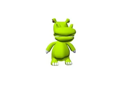 Dragon model Low-poly 3D model