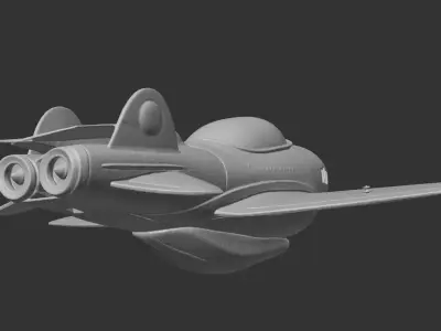 plane toy Free 3D model