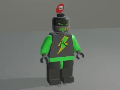 Lego alkalineman 3D model