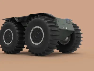 Chassis for SHERP 3D model