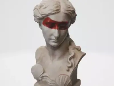 Decorative Sculpture Statue 3D Model 3D model