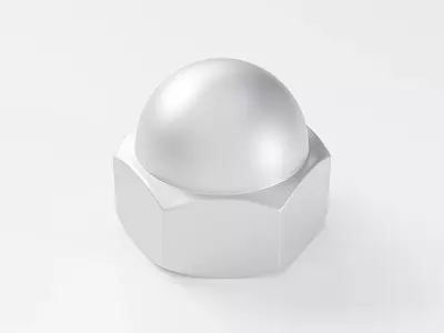 Nut Dome Head 3D model