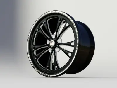 wheel 3D model by pop-aekkarat - Textured