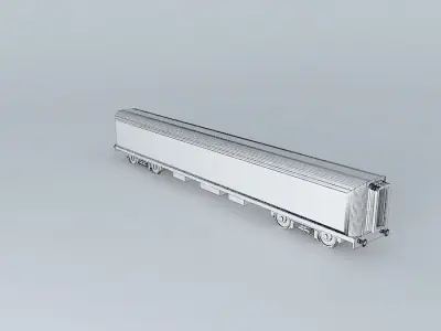 Eco Rail Track PullMan Dummy Old Steam Days Free 3D model