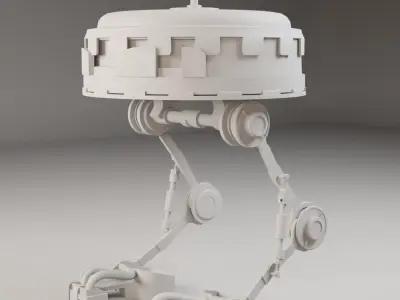  RoBi the robot Low-poly 3D model
