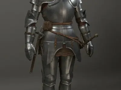 Knight 3D model get