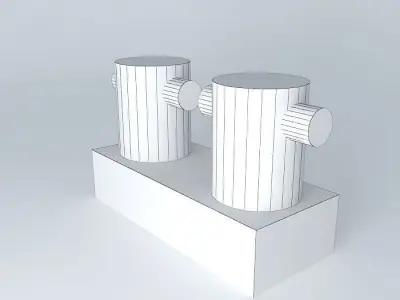 ARGONAUTIX marine details bollard 3D model