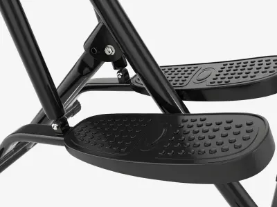 Step machine for fitness exercise 3D model