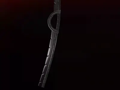 Stylized Steampunk Sword 3D model
