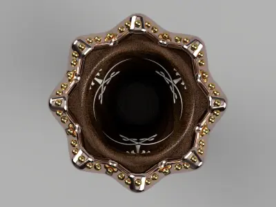 Wooden Arabic Incense Burner 3D print model